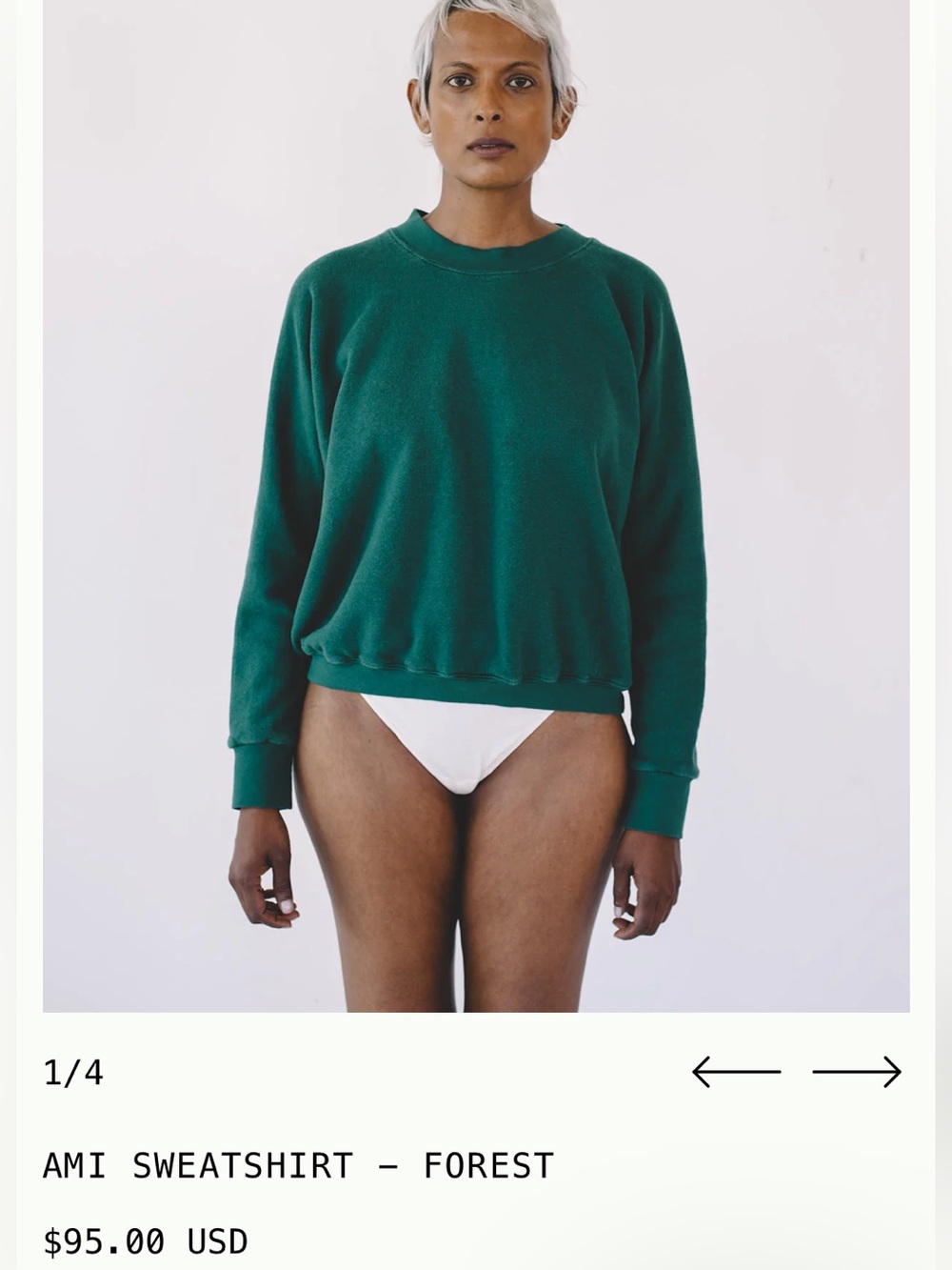 ALIYA WANEK AMI SWEATSHIRT